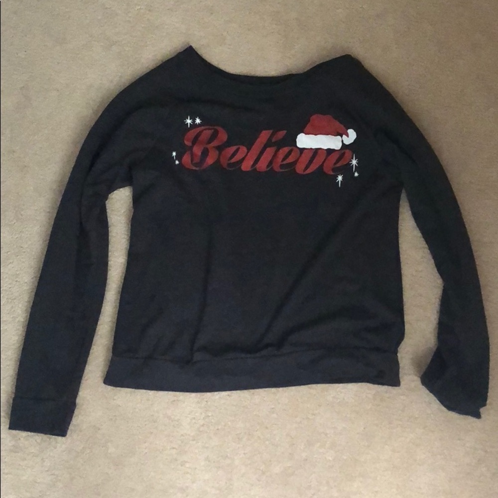 christmas “believe” shirt